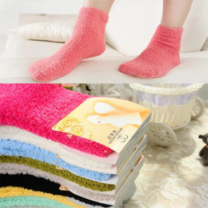 Women's Bed Socks Pure Color