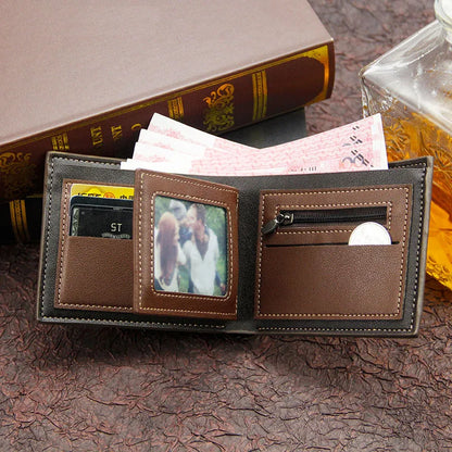 Short Men Wallets Slim Classic