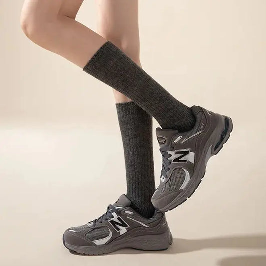 Soft Wool Long Socks Women