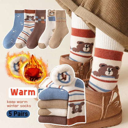 Winter Baby Socks 5 Pairs