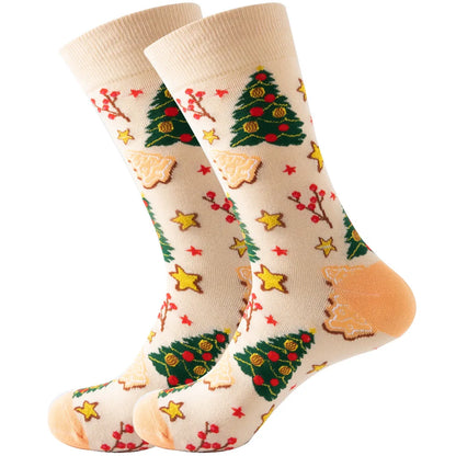 1 Pair Cartoon Santa Claus Men's Socks