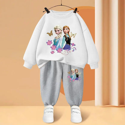 Princess Print Children's Tracksuit Set