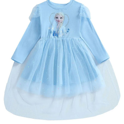 Princess Dress Girls Dress Long-sleeved