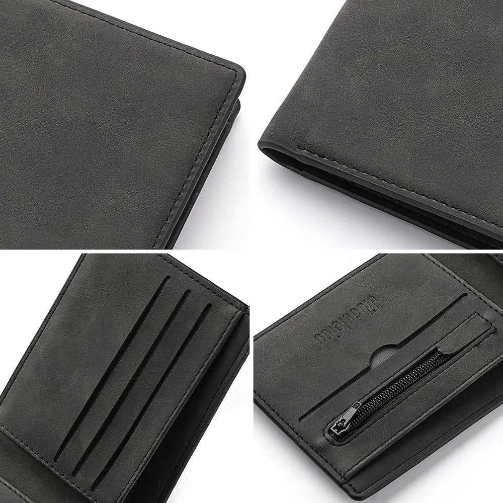 Fashion PU Leather Men Wallet Large-capacity