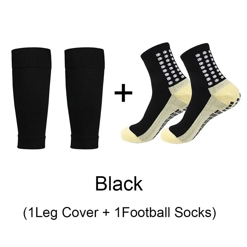 Clearance_2 Pairs Anti-Slip Breathable Fitness Football Socks