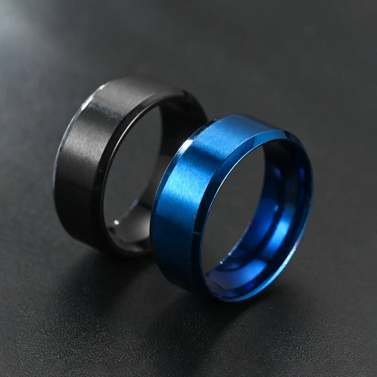 6 Colors Classic 8mm Tungsten Ring