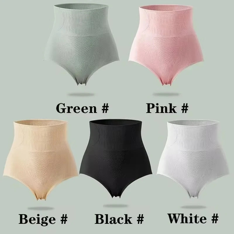 Women High Waist Shaping Panties Breathable Body Shaper