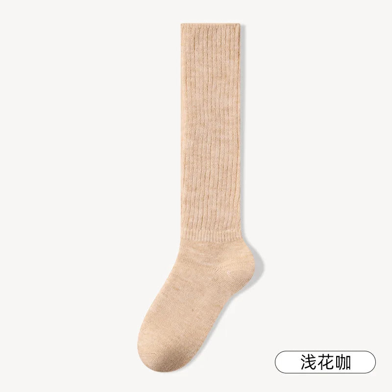 Soft Wool Long Socks Women