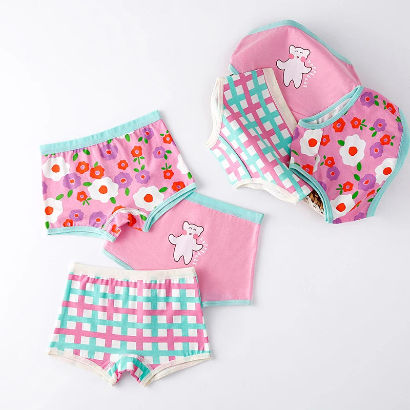 3Pcs/lot Kids Panties 7 Collections Chirdren's Underwear