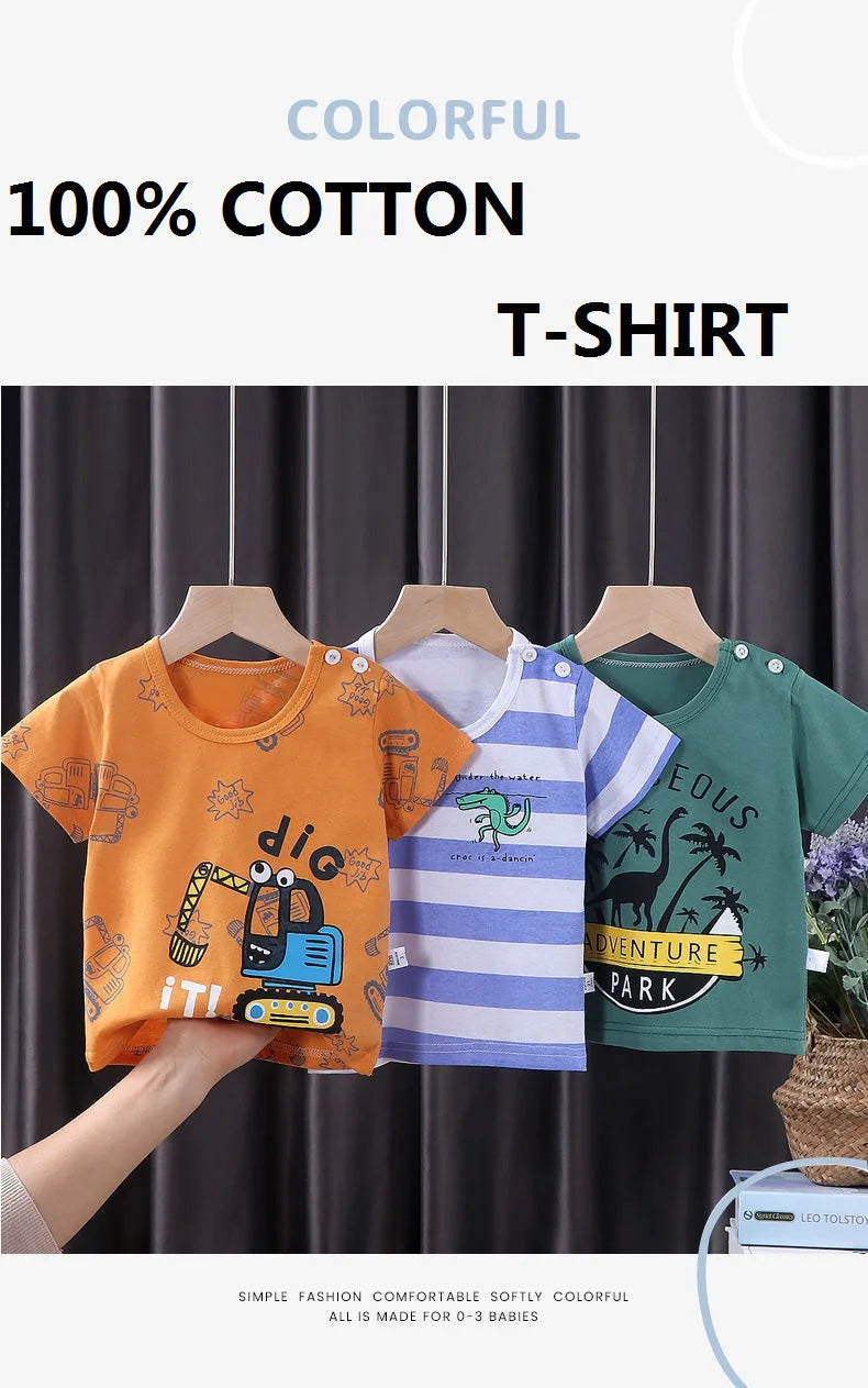 Children's Clothing T-Shirt  Kids Clothes Boys Girls