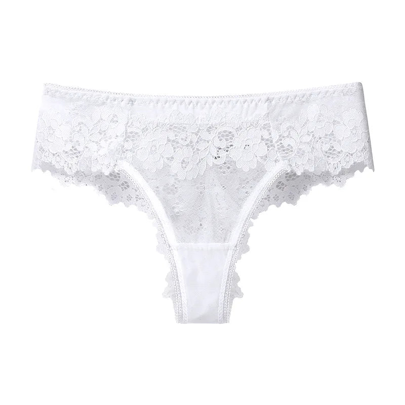 Lace Thong Women Lace Low Waist Panties