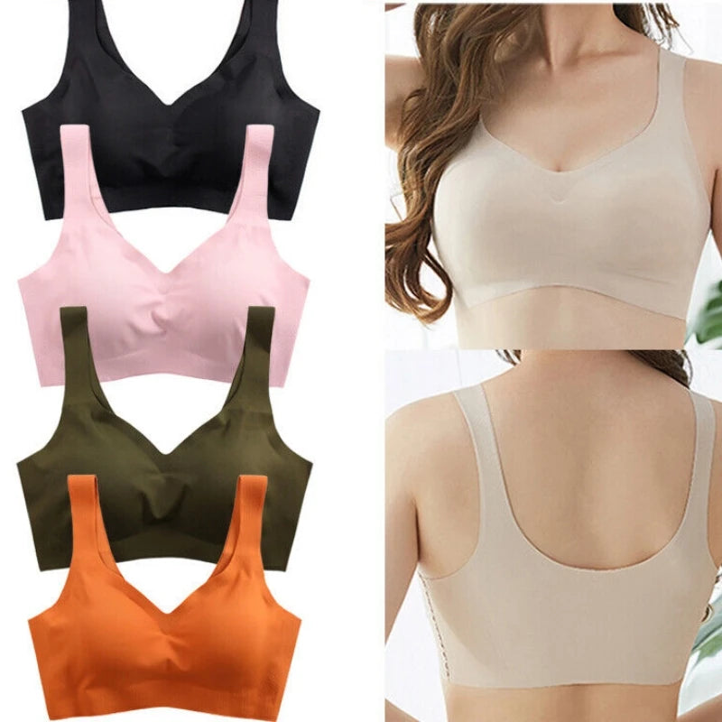 Seamless Ice Silk Bra