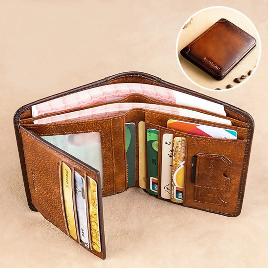 Top Quality Wallet Men Genuine Leather