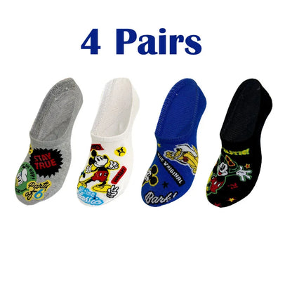 Disney Summer Casual Cute women Socks (5 Pairs)