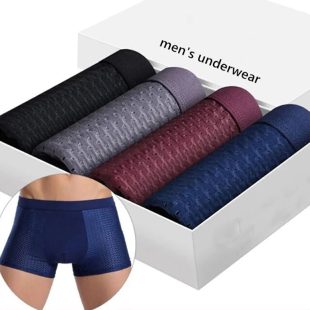 Men's flat underwear, breathable and comfortable