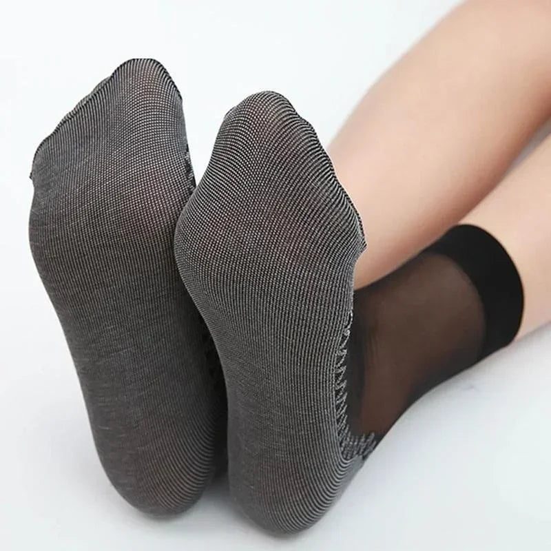 10Pcs Lace Ultrathin Socks Women