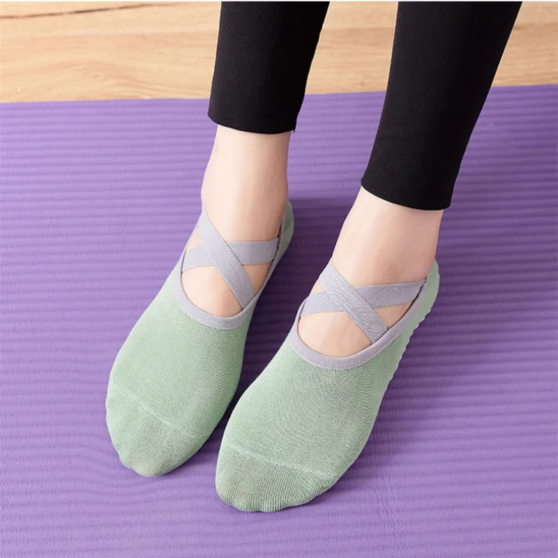 1Pair Professional Women Yoga Socks