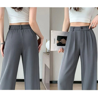 Women Suit Pants Lady Baggy