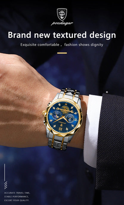 Luxury Man Wristwatch Waterproof