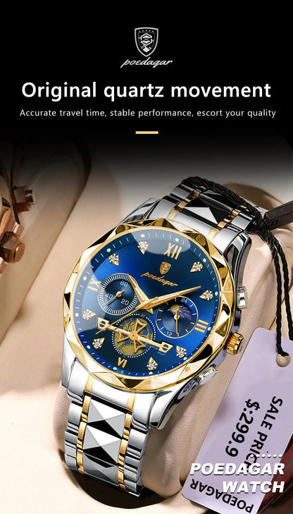 Luxury Man Wristwatch Waterproof