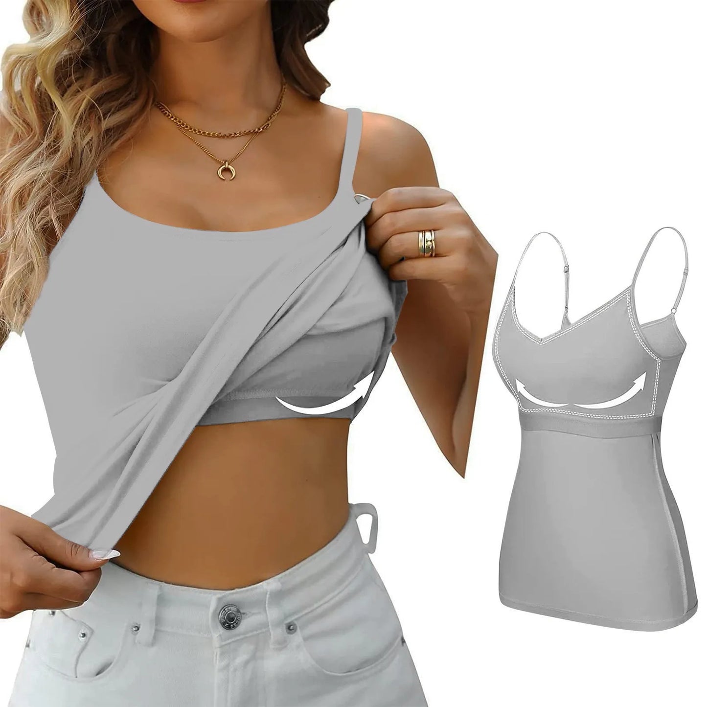 Padded Bra Tank Top Women