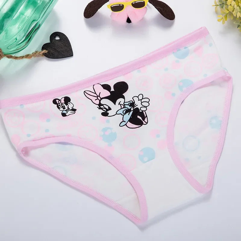 4pcs/Lot Girls  Underwear 100%Cotton Girls Panties