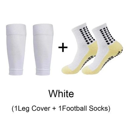 Clearance_2 Pairs Anti-Slip Breathable Fitness Football Socks