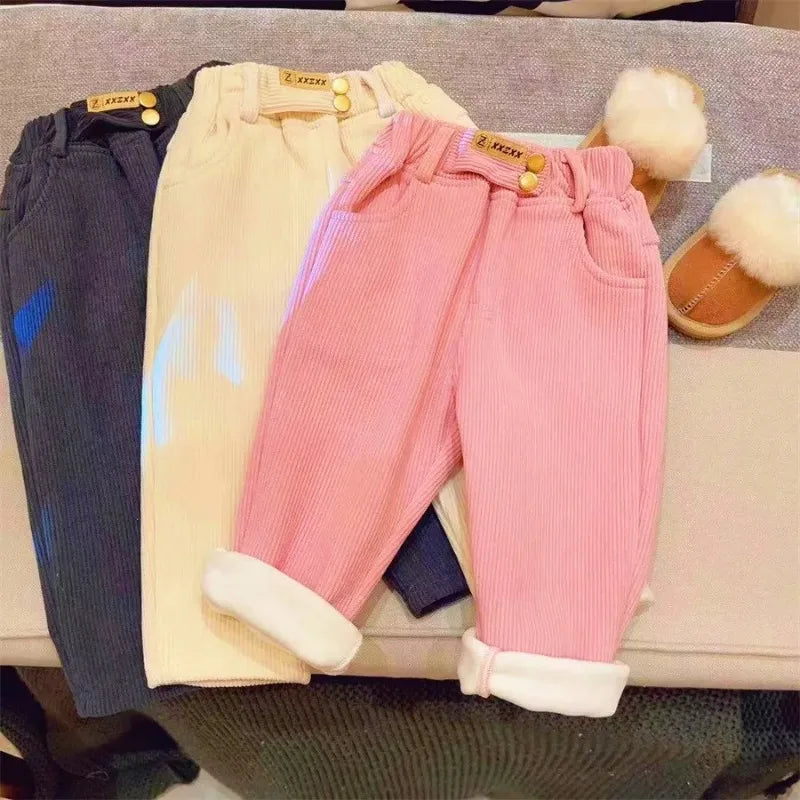 Pants Corduroy Children Outfits