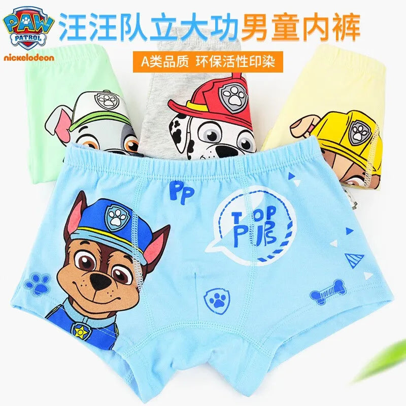 4PCS/SET Genuine Boys Underpants Cotton