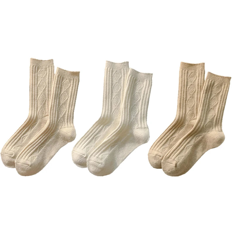 3 Pairs/Lot New Cashmere Wool Socks