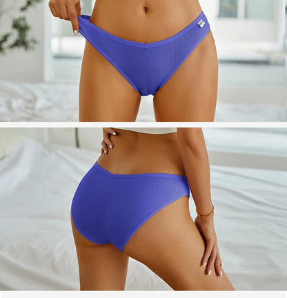 3PCS/Set M-XXL Women Sexy Cotton Panties