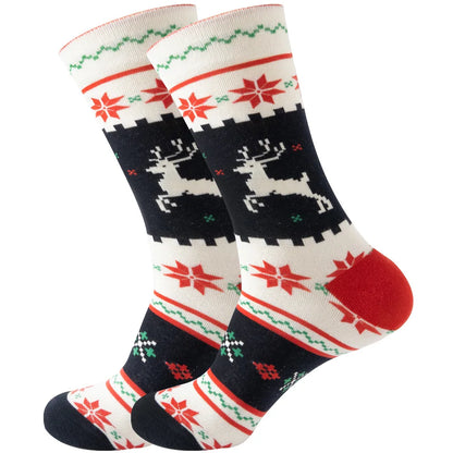 1 Pair Cartoon Santa Claus Men's Socks