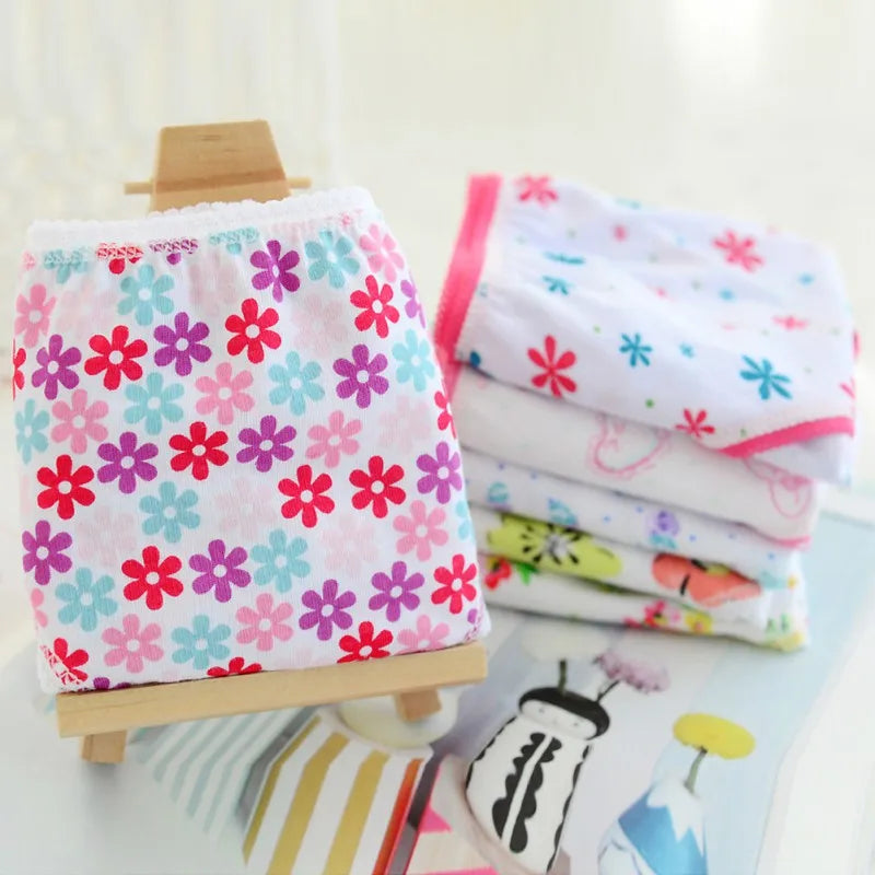 6pcs/pack Children Baby Infant Girls Underwear Cotton