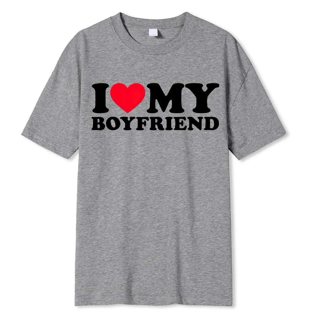 I Love My Boyfriend & I Love My Girlfriend T Shirt