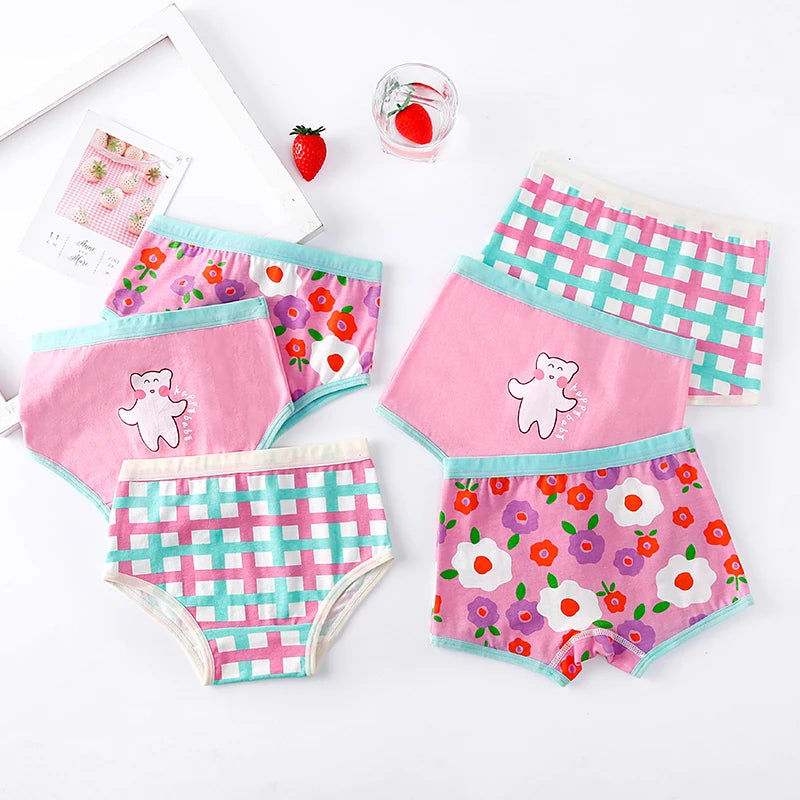 3Pcs/lot Kids Panties 7 Collections Chirdren's Underwear