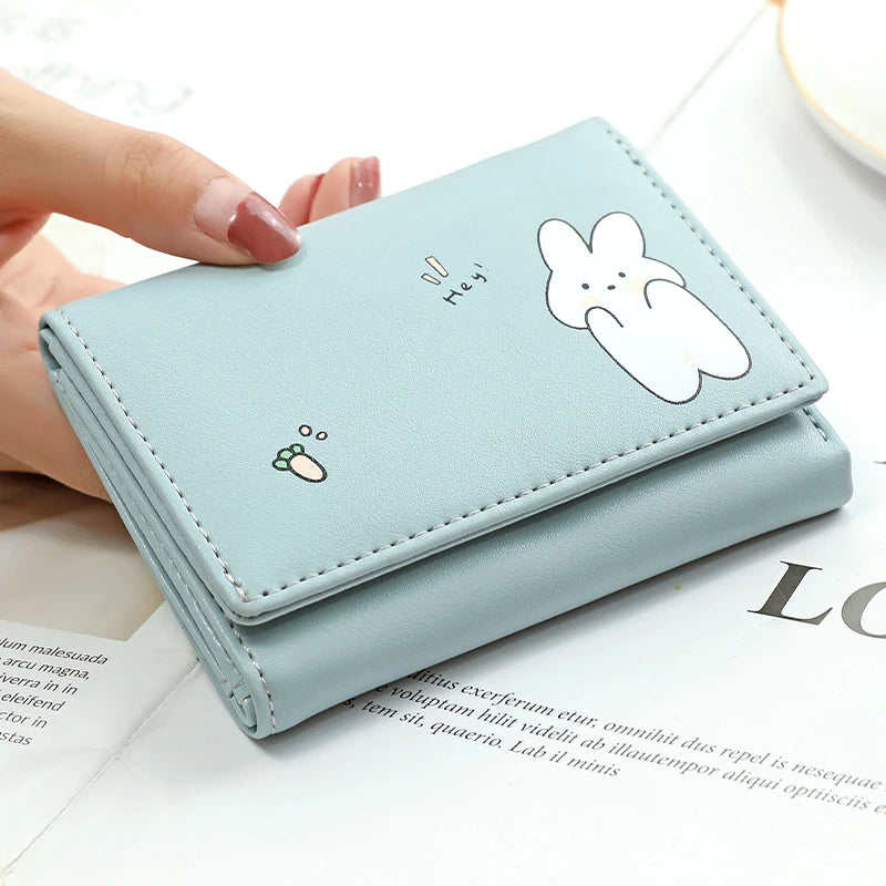 Women Short Cute Small Wallets Student