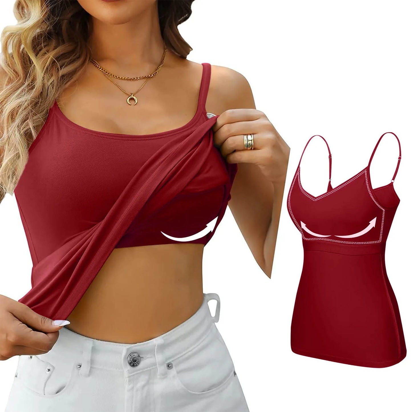 Padded Bra Tank Top Women