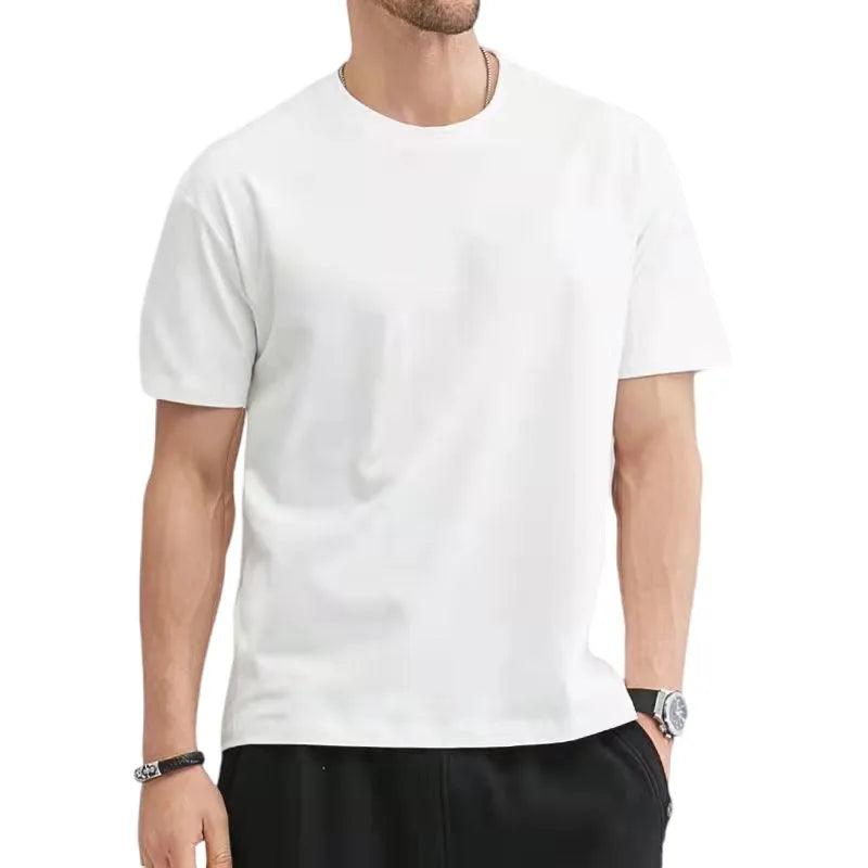 T Shirt For Men Summer Cotton Tops