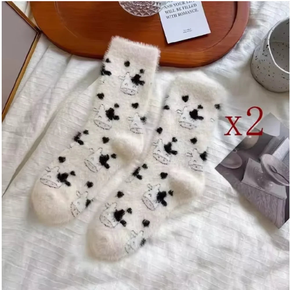 Women's Plush Mid Length Socks