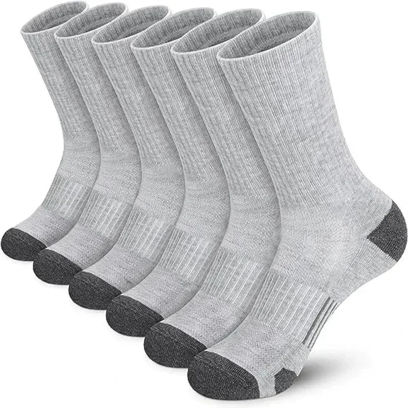 Men's Outdoor Gym Socks High Quality (6 Pairs)