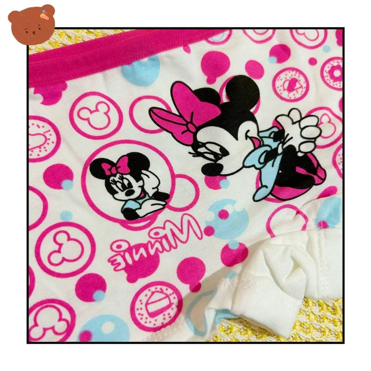 2Pcs/Bag 2-10Y New girl Minnie mouse Underwear