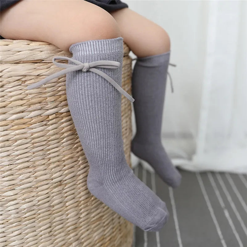 Kids Knee High Socks Baby Girls