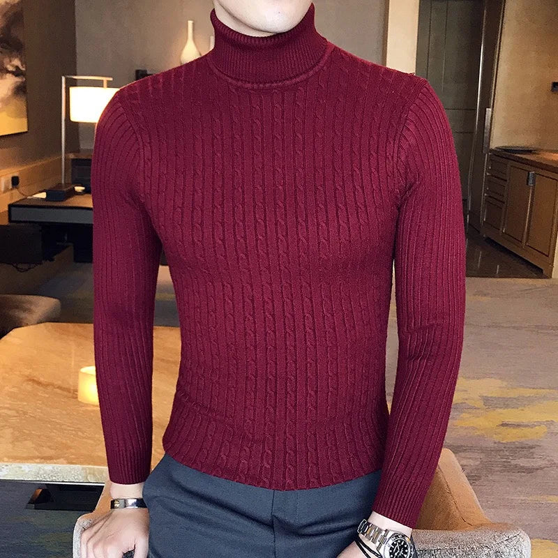 Winter High Neck Thick Warm Sweater