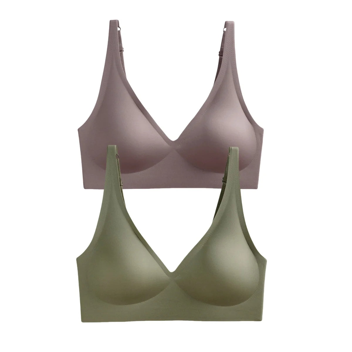 2Pcs/Set Seamless Bra Women Underwear Wireless