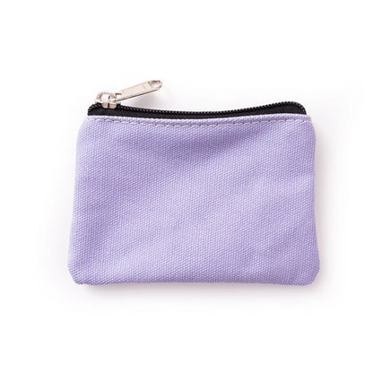 Plain Canvas Cotton Bag Pure Zipper