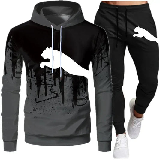 Casual trend sweater set outdoor sports