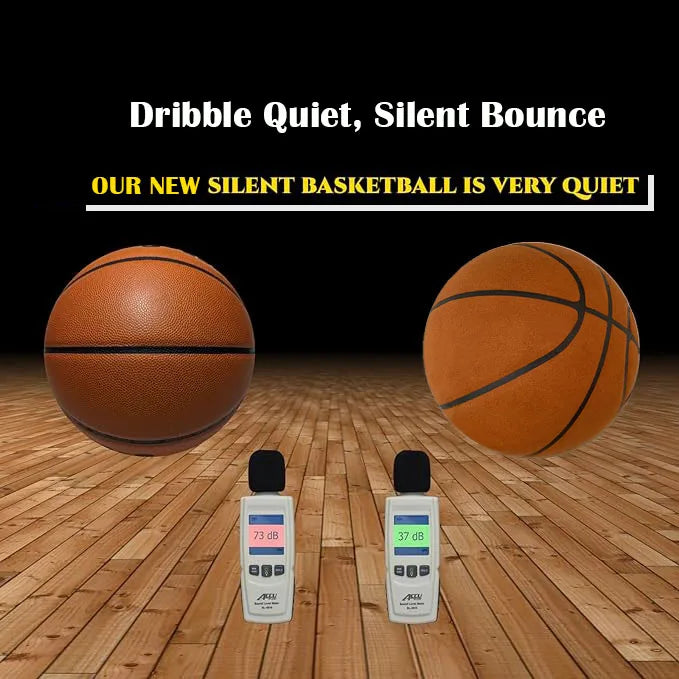 Silent Basketball Size 7 (29.5")/5# Dribbling Indoor