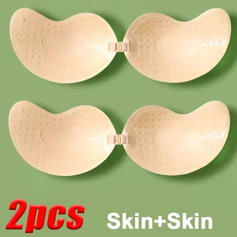 Invisible Strapless Adhesive Stick Bra Strapless Push Up