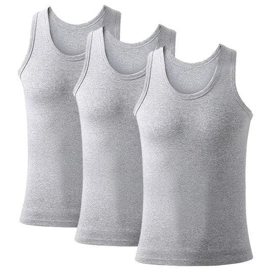 3pcs Men's Tank Top Cotton