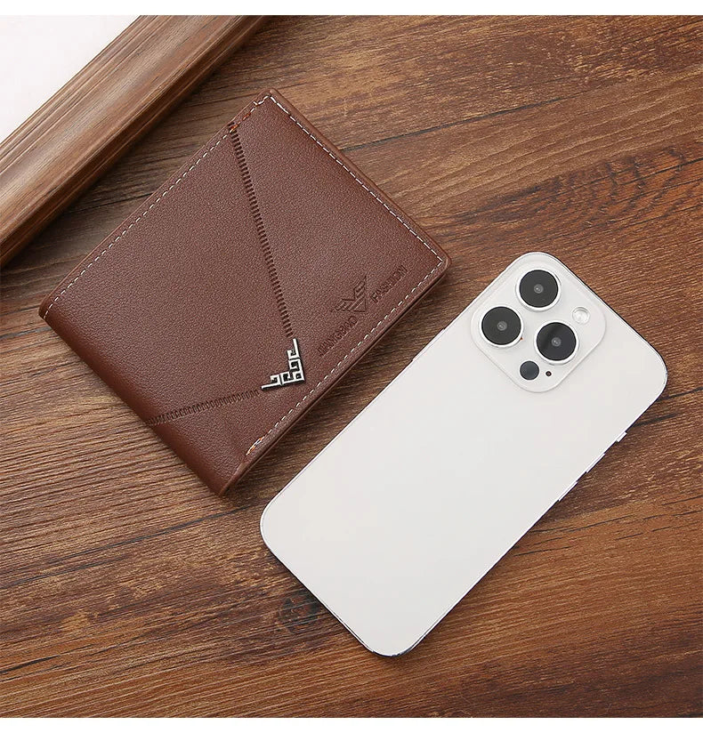 Men's Slim Money Clip Wallet Credit Card ID Holder